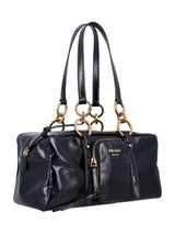 Prada Prada Dangle Leather Shoulder Bag