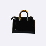 Fendi Roma Patent Leather Handbag