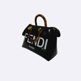 Fendi Roma Patent Leather Handbag