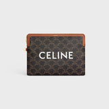 Celine Small Pouch Triomphe Canvas