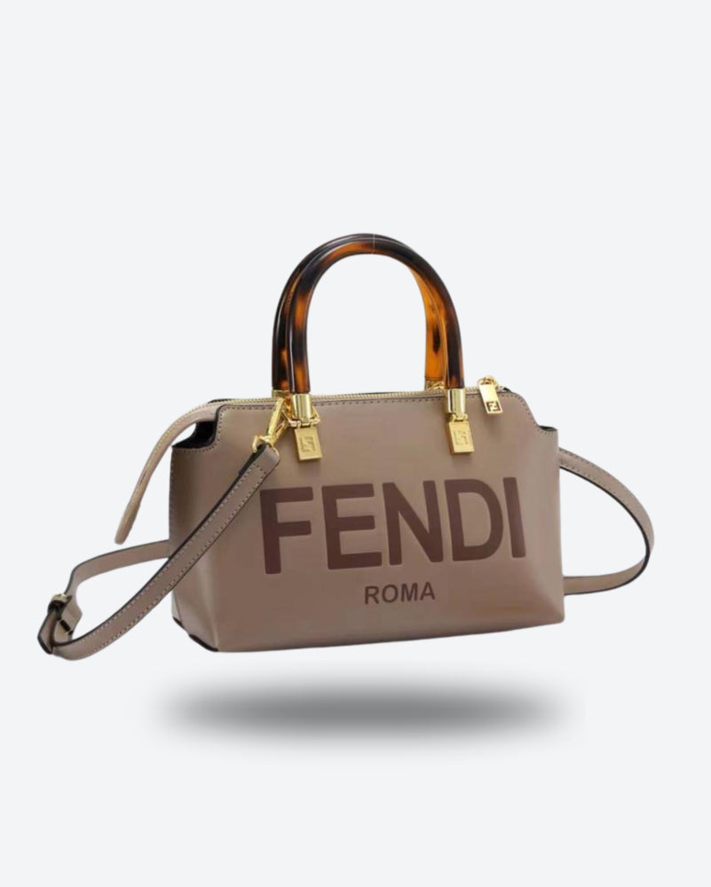 Fendi Roma Patent Leather Handbag