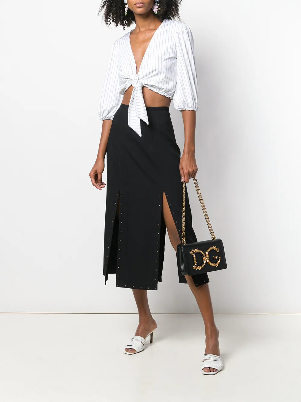 Dolce & Gabbana Devotion Leather Handbag