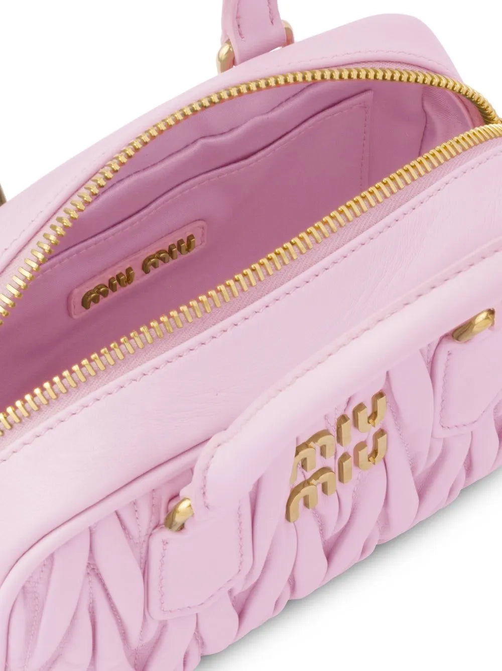 Miu Miu Arcadie Leather Tote Bag