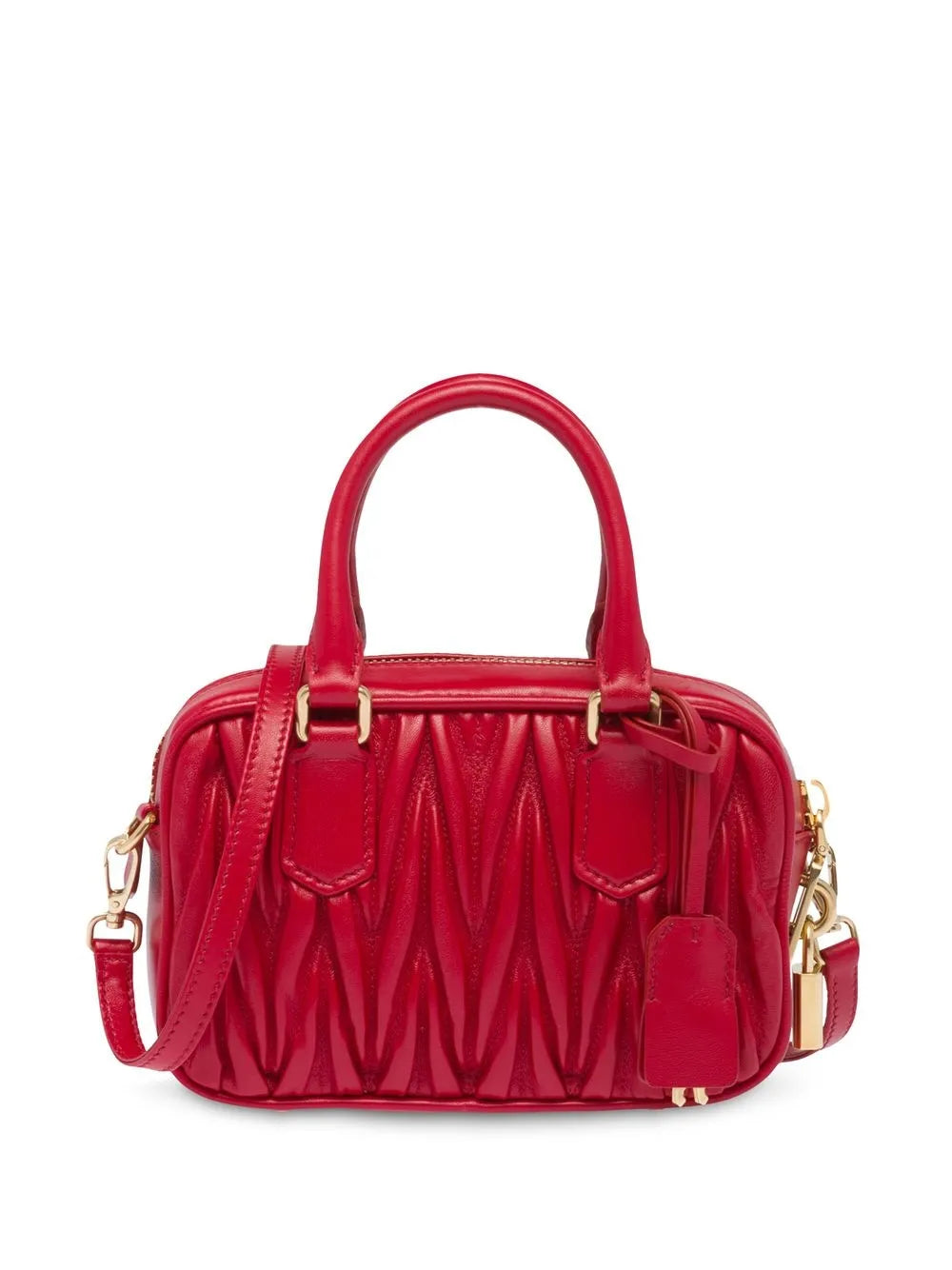 Miu Miu Arcadie Leather Tote Bag