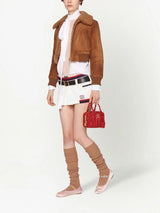 Miu Miu Arcadie Leather Tote Bag