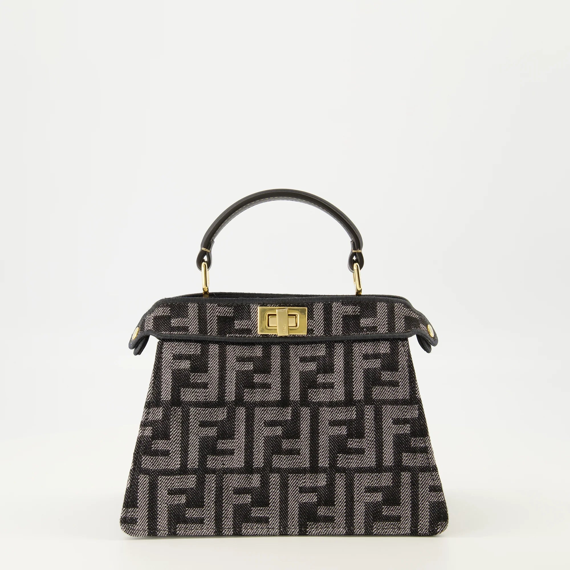 Fendi Peekabbo Nano Bag in FF Denim