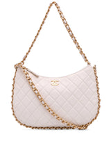 Chanel Round Hobo Bag Lambskin