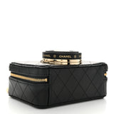 Chanel  Lambskin Quilted Coco Click Bag Black
