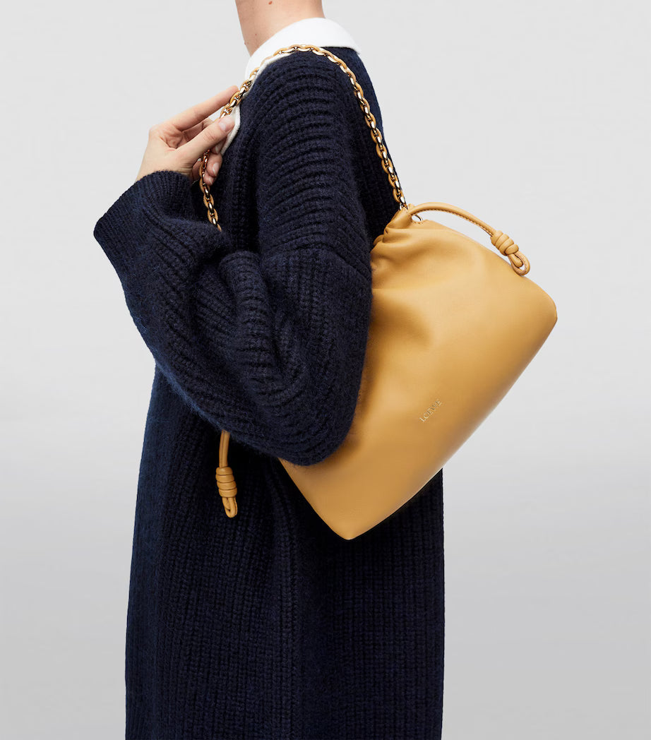 LOEWE Leather Flamenco Shoulder Bag