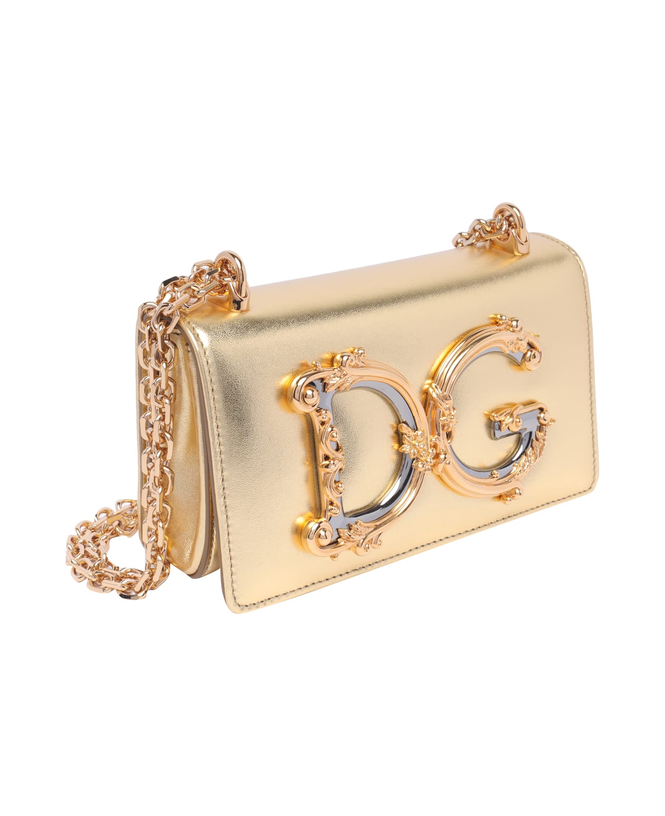 Dolce & Gabbana Devotion Leather Handbag