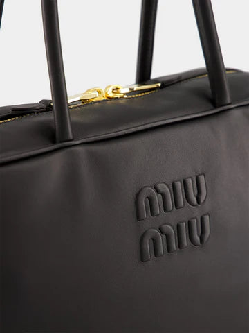 Miu Miu Black Leather Beau Bag