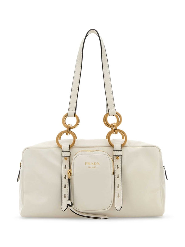Prada Prada Dangle Leather Shoulder Bag