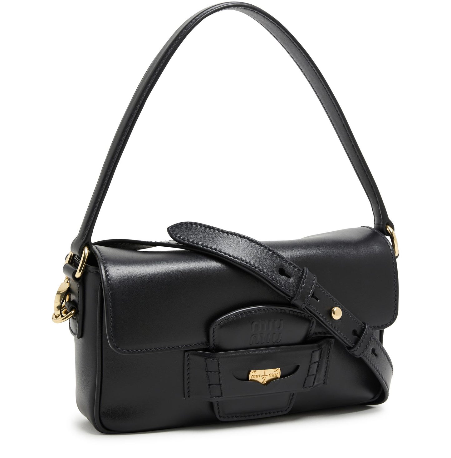 MIU MIU Penny Leather Lag