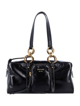 Prada Prada Dangle Leather Shoulder Bag