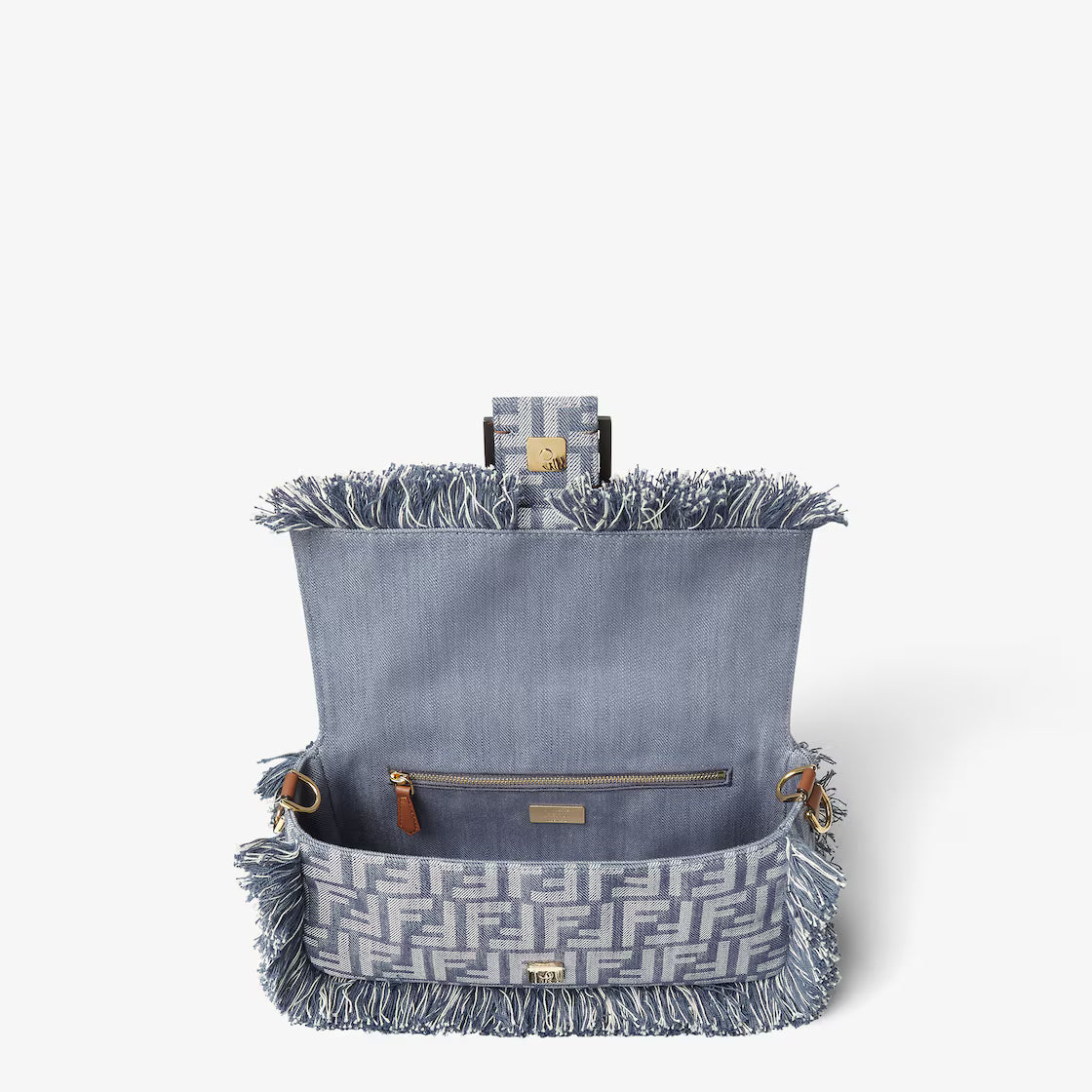 Fendi Baguette FF Jacquard Bag