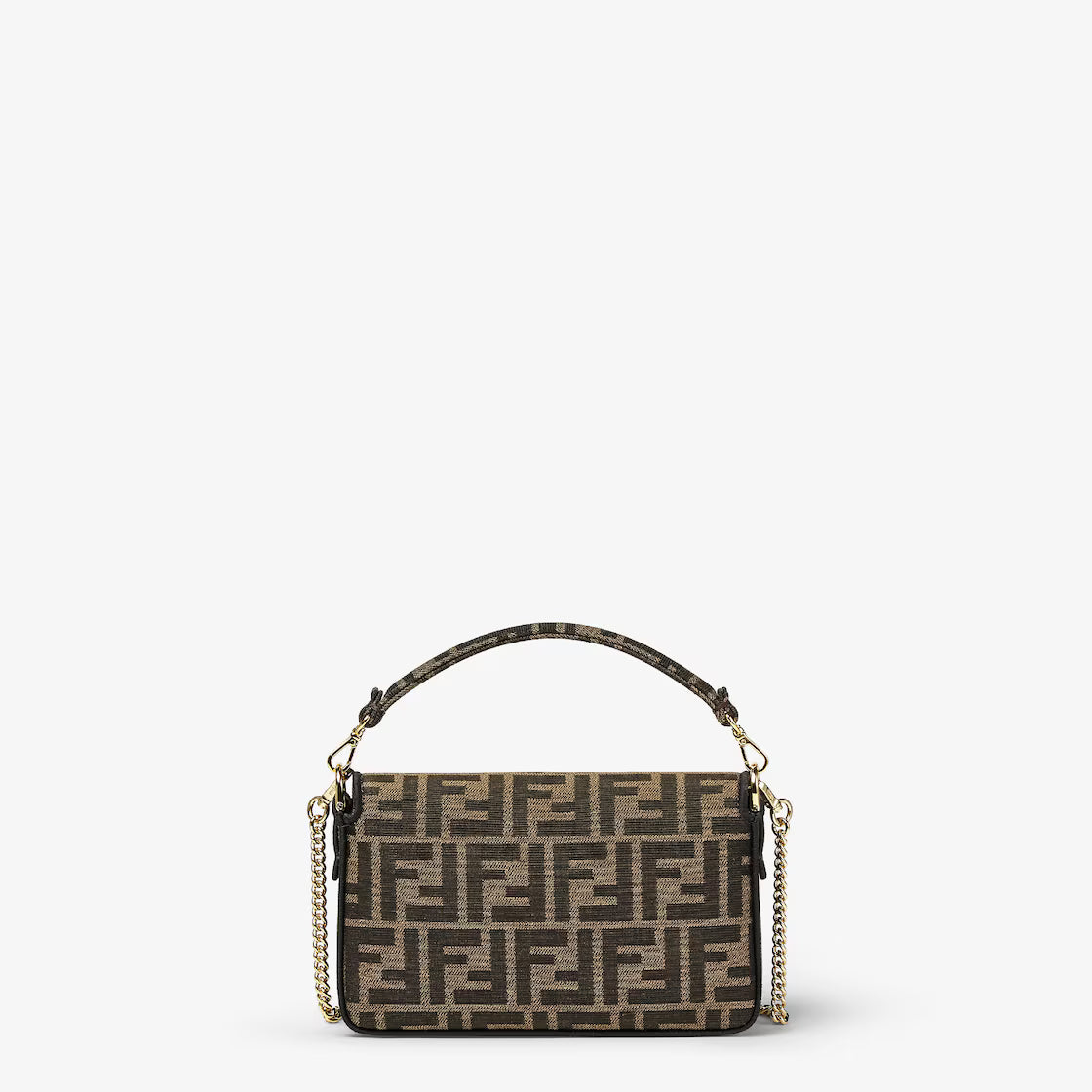 Fendi Baguette Bag Canvas Brown