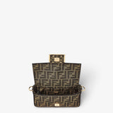 Fendi Baguette Bag Canvas Brown