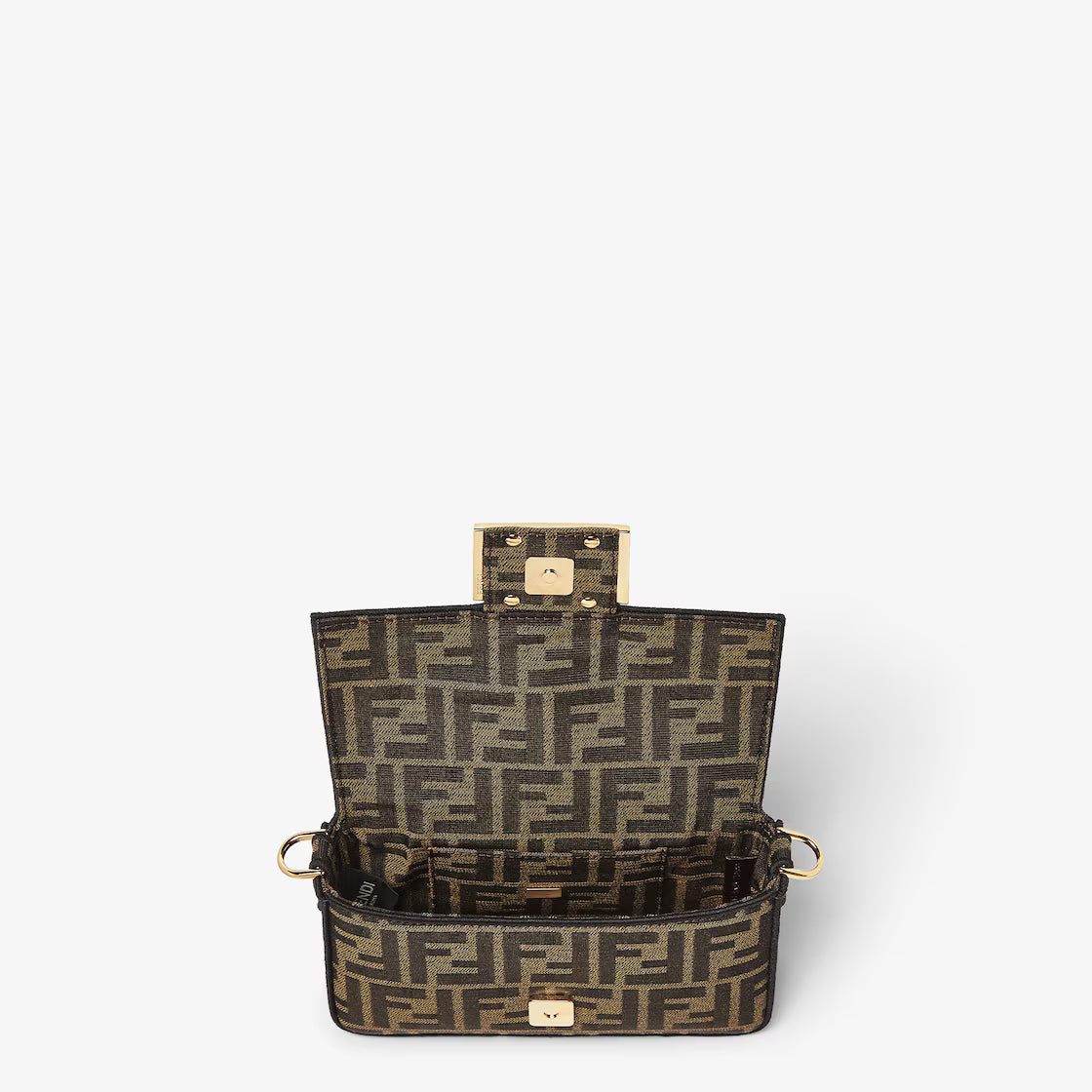 Fendi Baguette Bag Canvas Brown