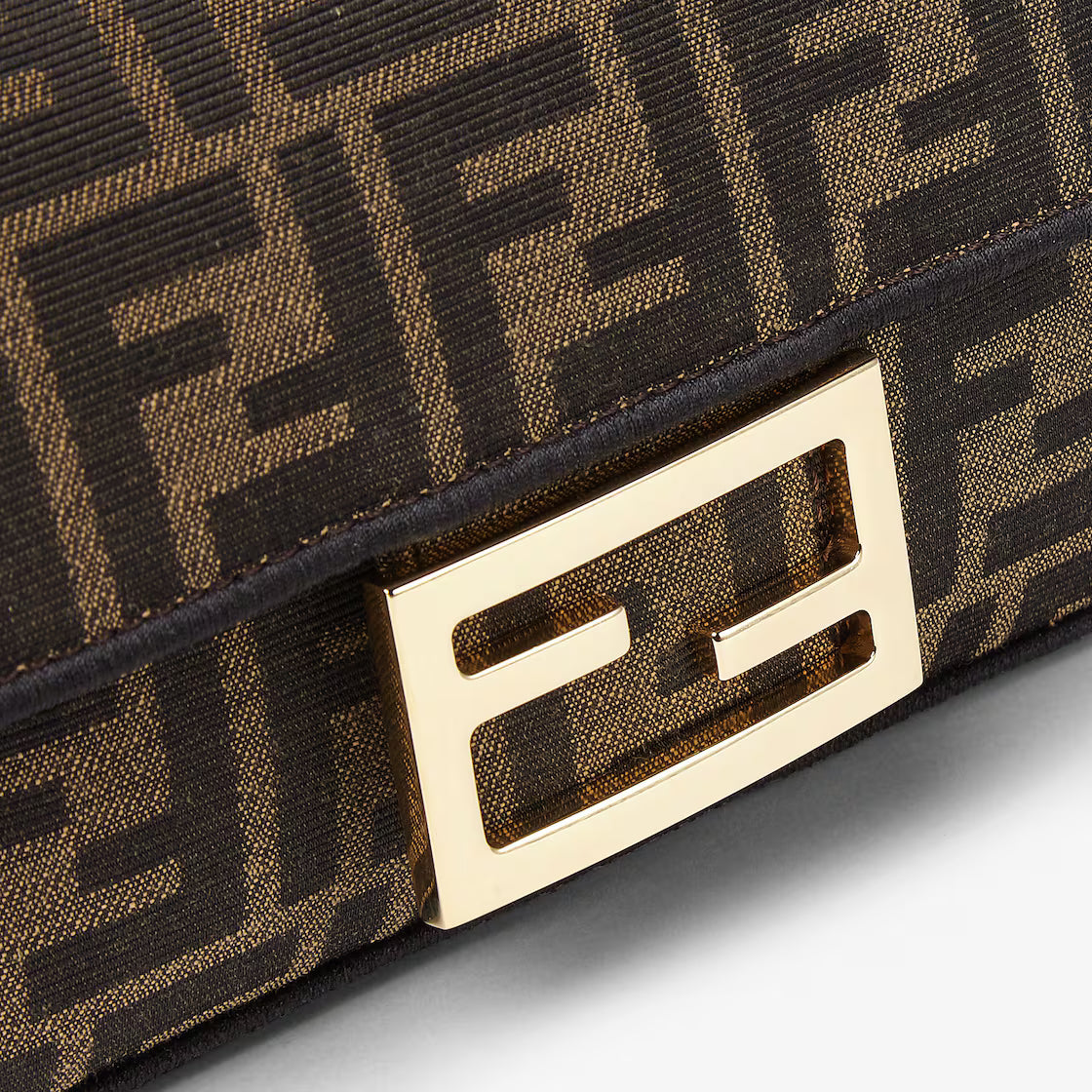 Fendi Baguette Bag Canvas Brown