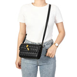 Hand-Woven Leather Shoulder Bag