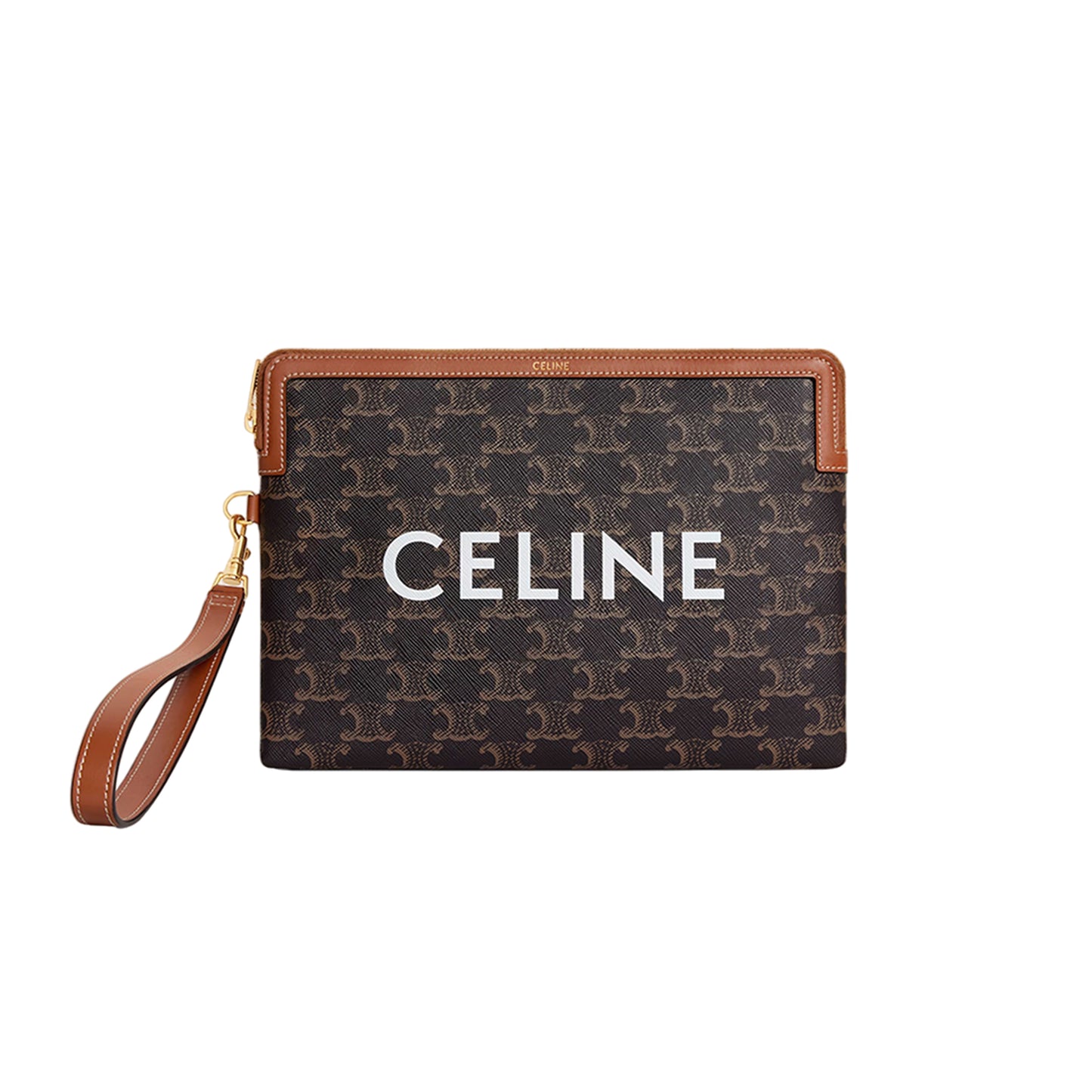Celine Small Pouch Triomphe Canvas