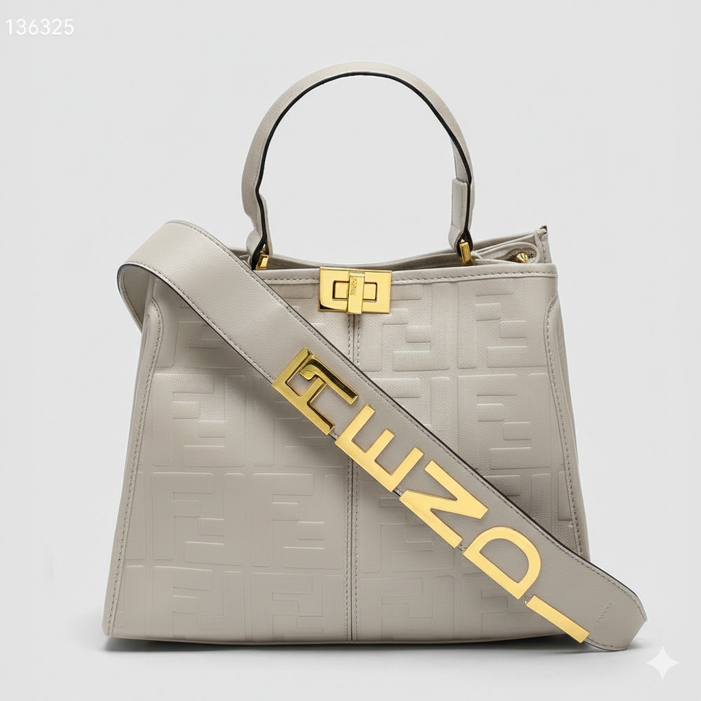 Fendi Leather Large Essentially Peekaboo