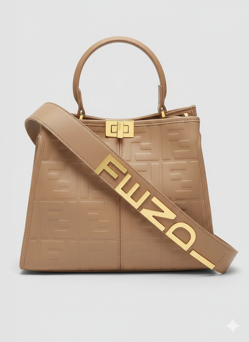 Fendi Leather Large Essentially Peekaboo