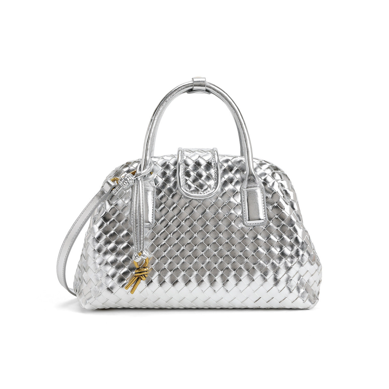 Luxurious  Silver Crossbody Purse For Women