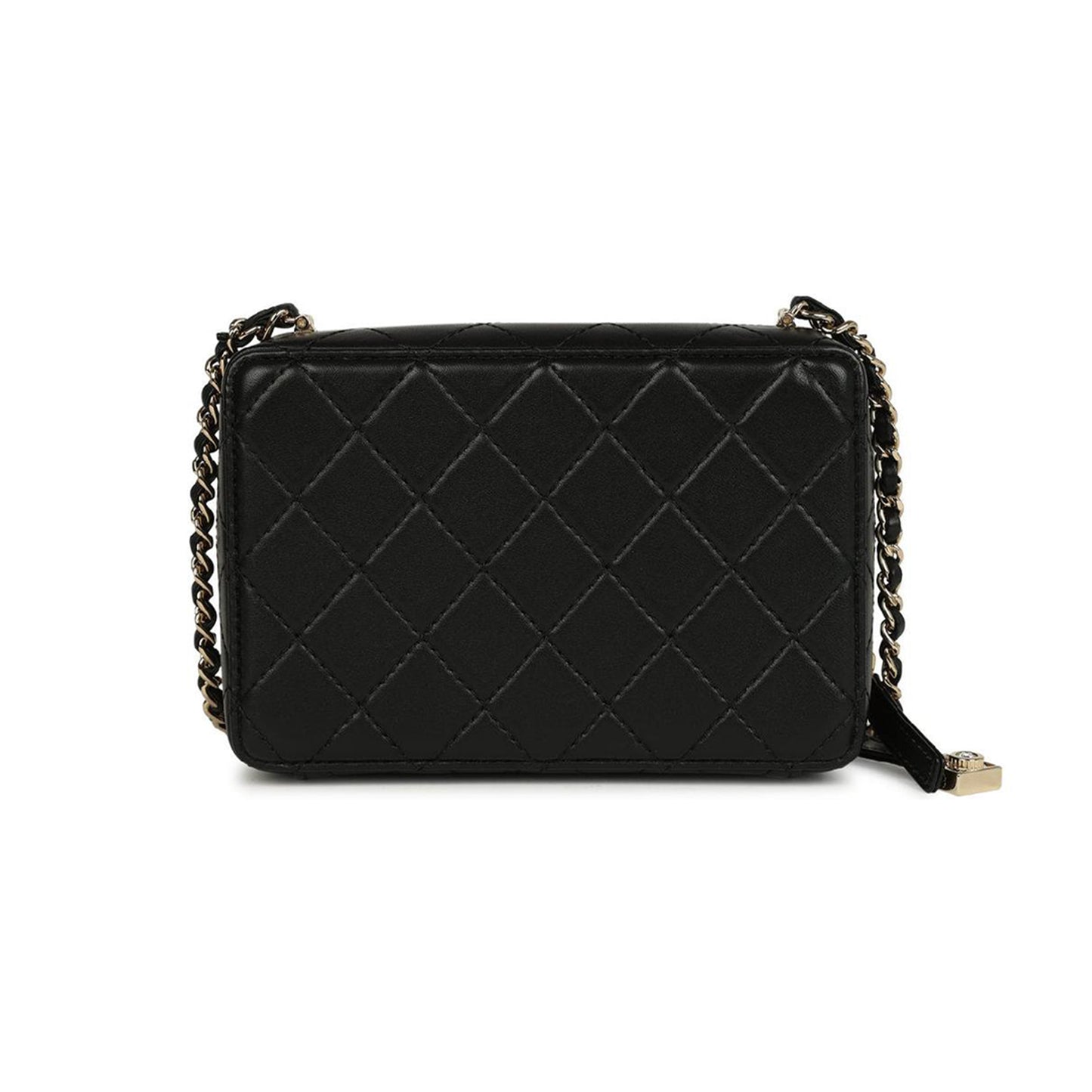 Chanel  Lambskin Quilted Coco Click Bag Black