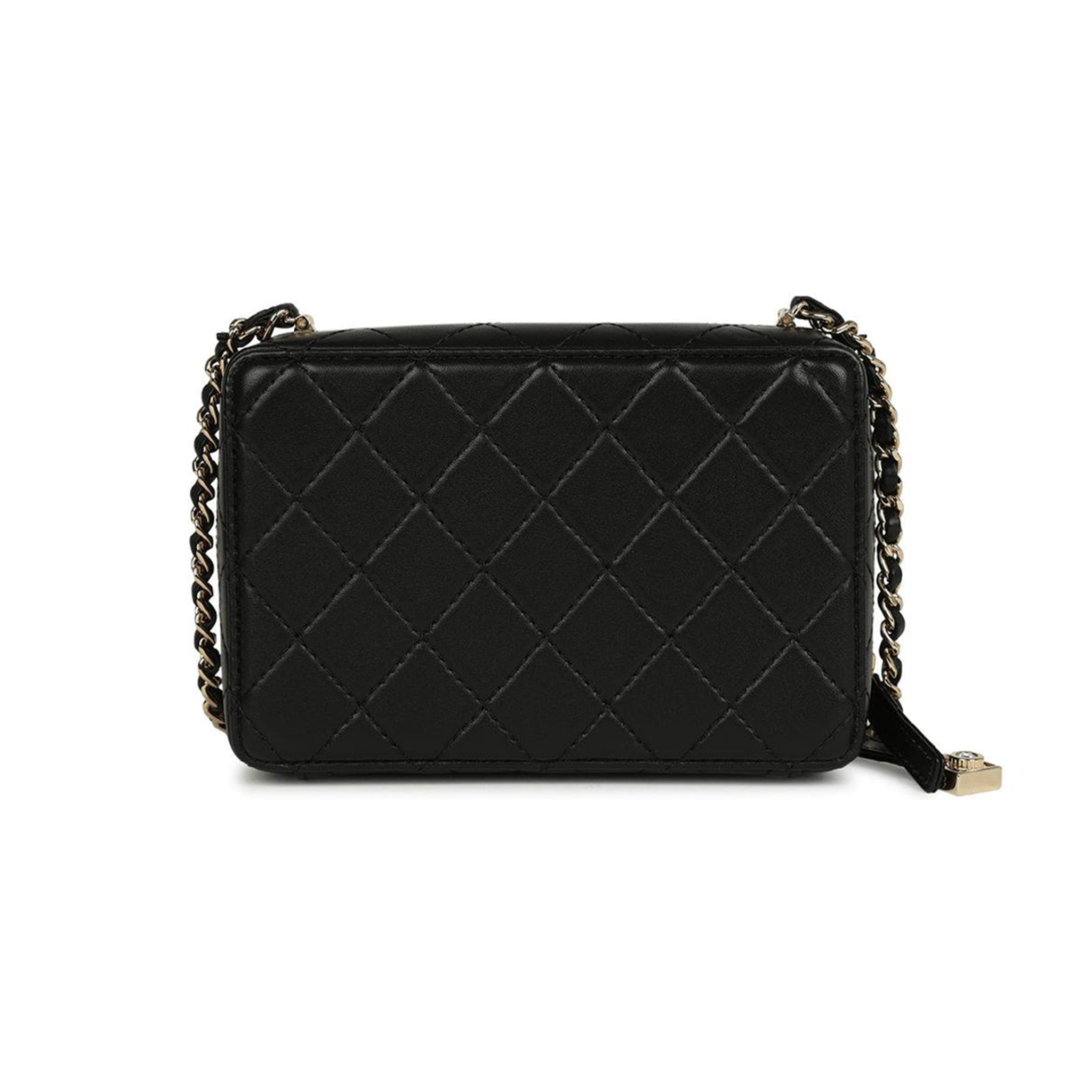 Chanel  Lambskin Quilted Coco Click Bag Black