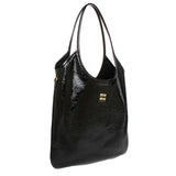 Miu Miu Patent Naplak Leather Ivy Tote Bag