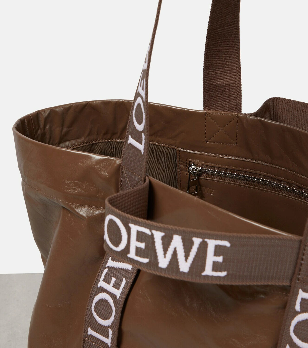 Loewe Fold Shopper Leather Bag