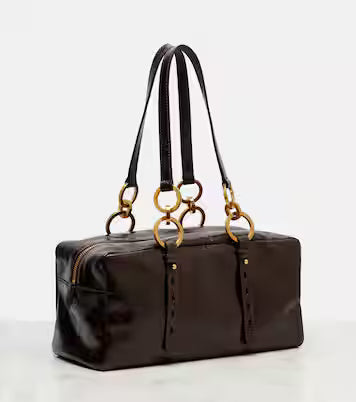 Prada Prada Dangle Leather Shoulder Bag