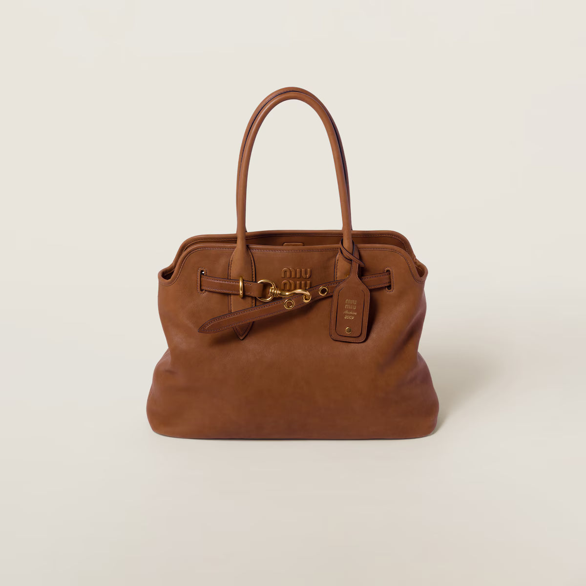 MIU MIU Aventure Nappa Leather Bag