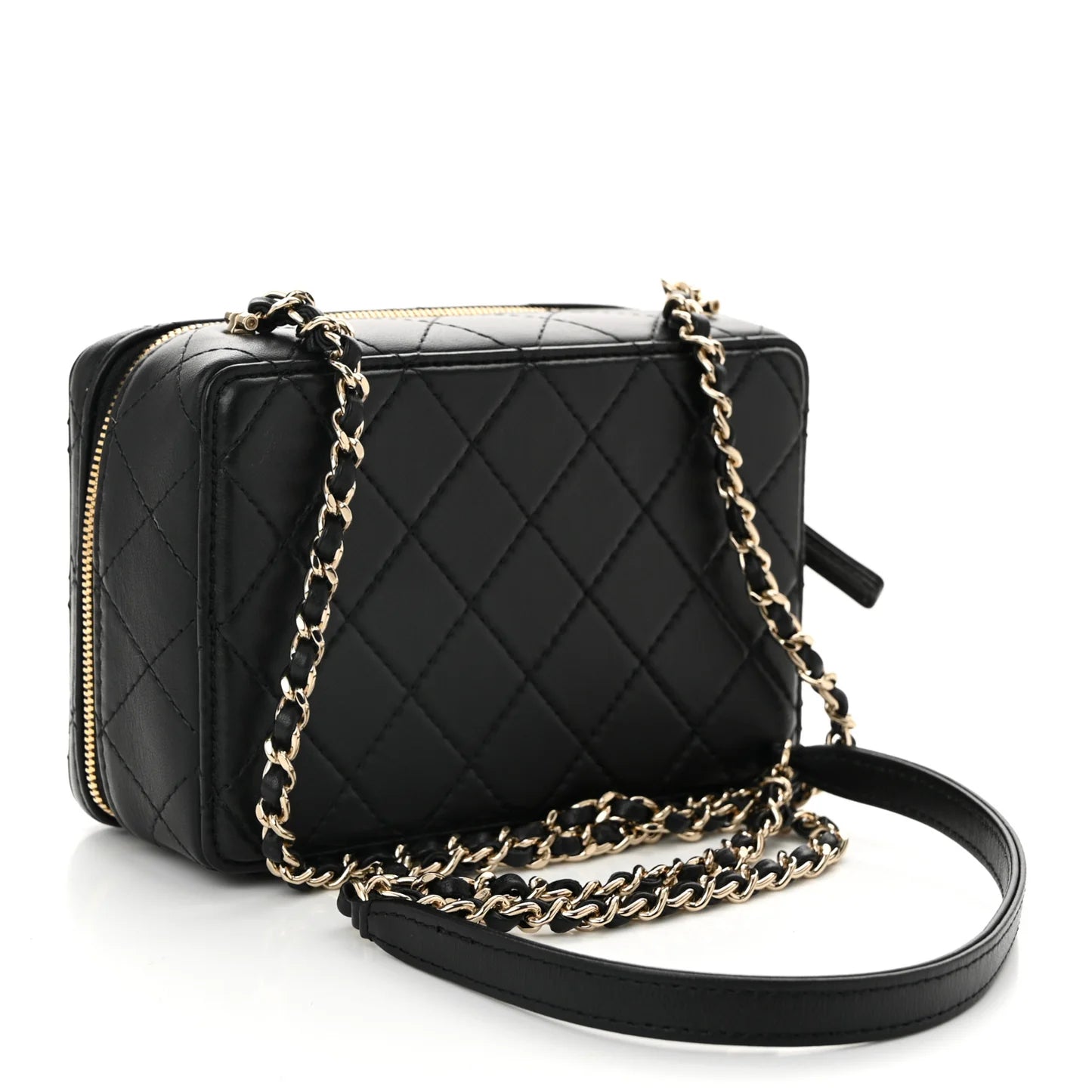 Chanel  Lambskin Quilted Coco Click Bag Black