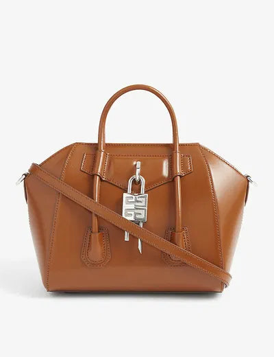 GIVENCHY Antigona Lock Leather Top-Handle Bag