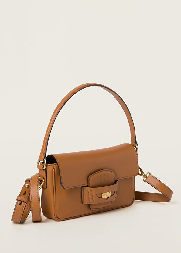 MIU MIU Penny Leather Lag