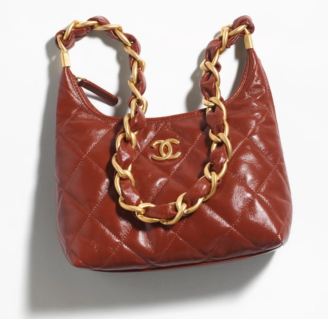 Chanel Lambskin Hobo Bag