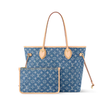 LOUIS VUITTON Neverfull MM Denim Bag