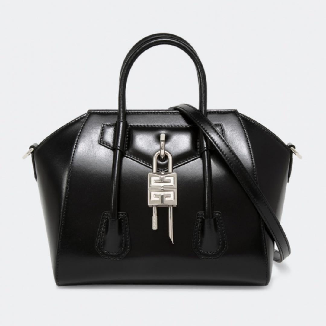 GIVENCHY Antigona Lock Leather Top-Handle Bag